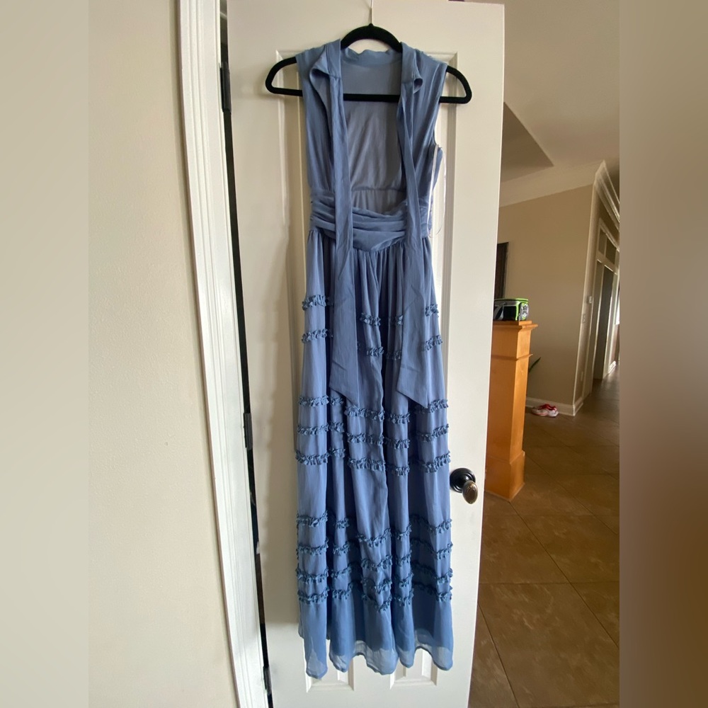 Lulu’s Periwinkle Gown NWOT